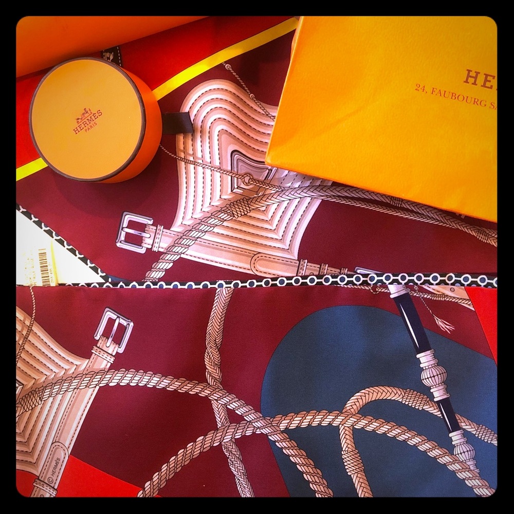💯Hermès Silk Twilly